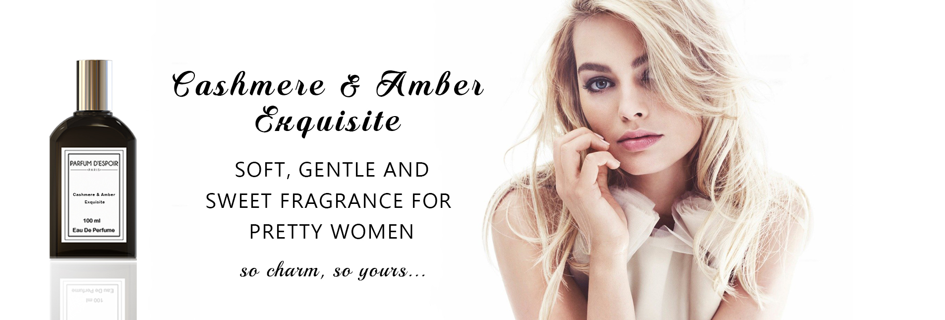 Cashmere & Amber Exquisite - private label perfume - Parfum D'espoir - France