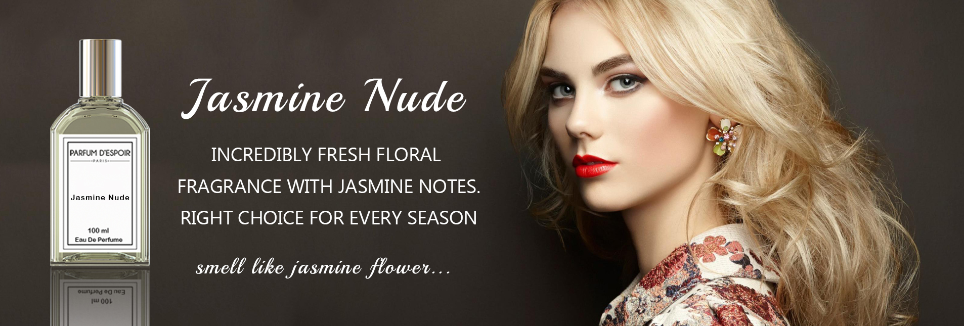 Jasmine Nude - Floral Perfume - Parfum D'espoir