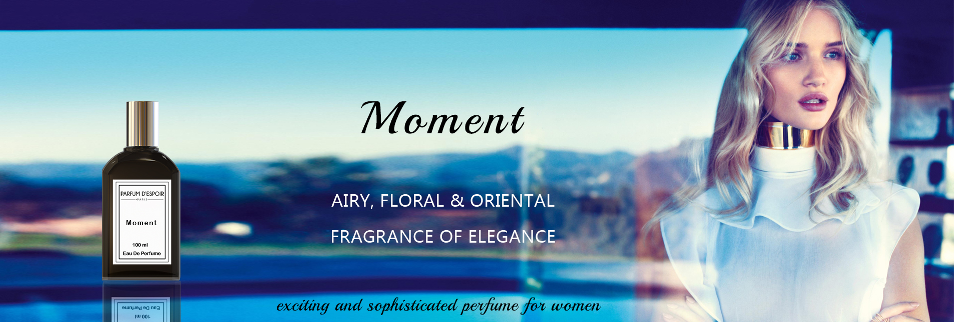 Moment Perfume - Chypre Floral perfume - summer perfume - parfum d'espoir - france