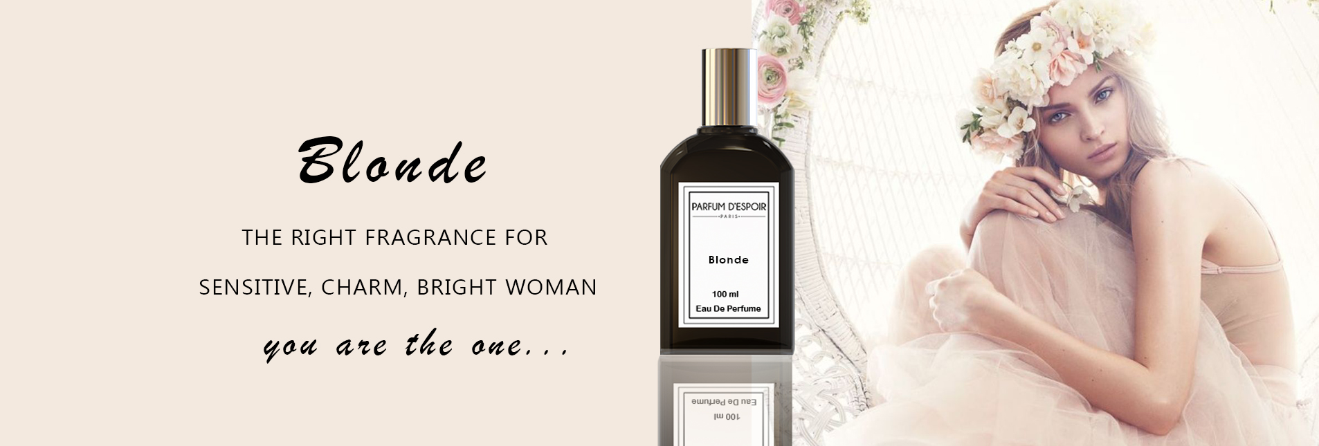Blonde Perfume - floral perfume - sumer perfume - parfum d'espoir - france