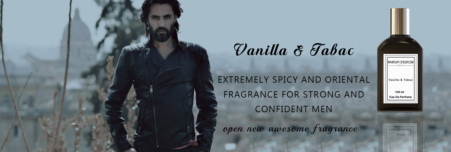 Vanilla & tabac - oriental spicy sweet perfume - Parfum D'espoir - France