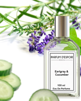 Earlgrey & Cucumber - fresh perfume - parfum d'espoir - france