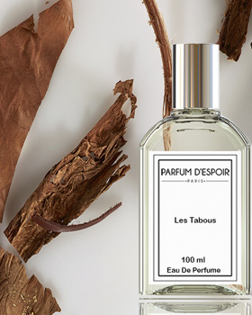 Les Tabous - parfum d'espoir - aromatic perfume - leather perfume